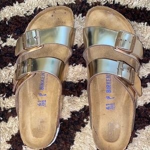 Birkenstock’s copper sandals